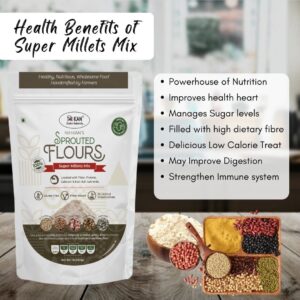 NIHKAN Sprouted Super Millets Mix Flour