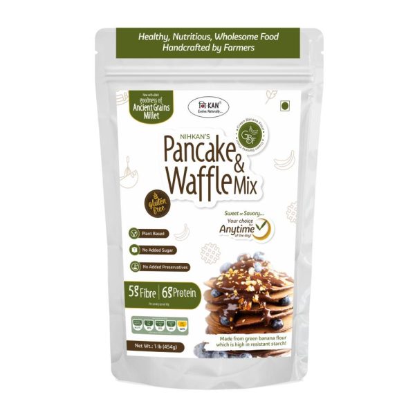 NIHKAN Gluten Free Pancake & Waffle Mix