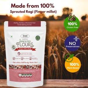 NIHKAN Sprouted Finger Millet (Ragi) Flour